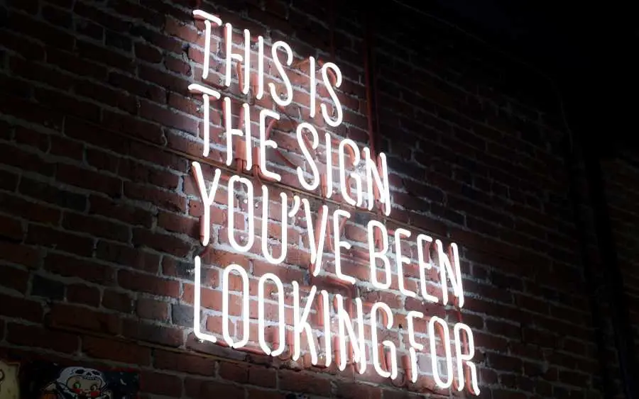 A holistic approach to solving life problems is needed to nail your new year’s resolutions – Copy A sign saying "this is the sign you've been looking for"