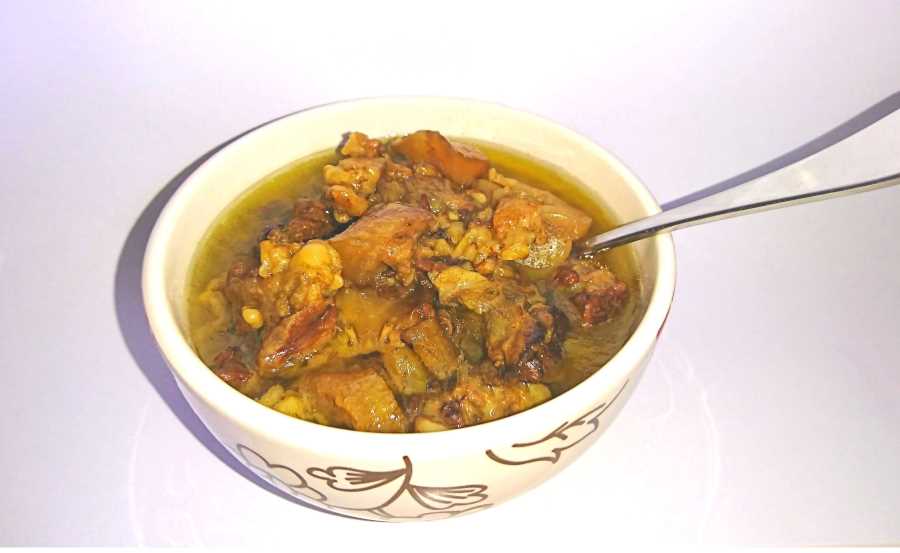 A bowl of delicious beef tendon