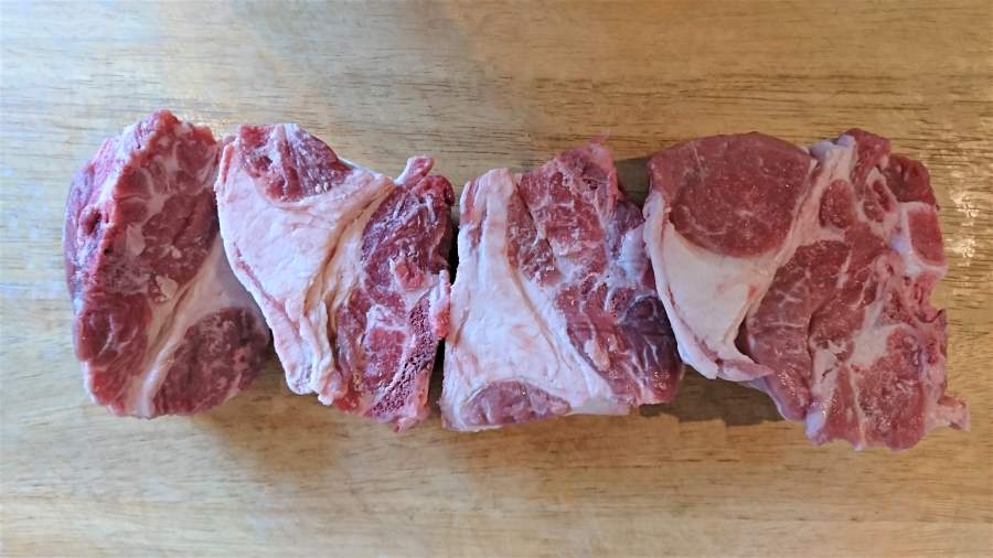 Lamb offcuts with plenty of visible fat